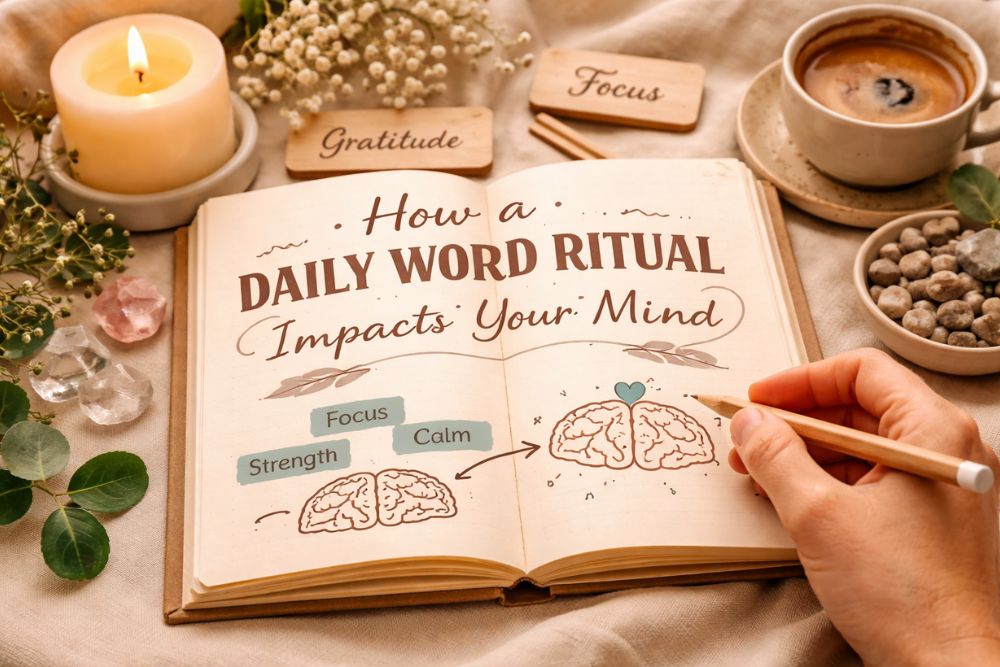 mindful word routine