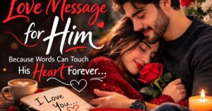 love message for him