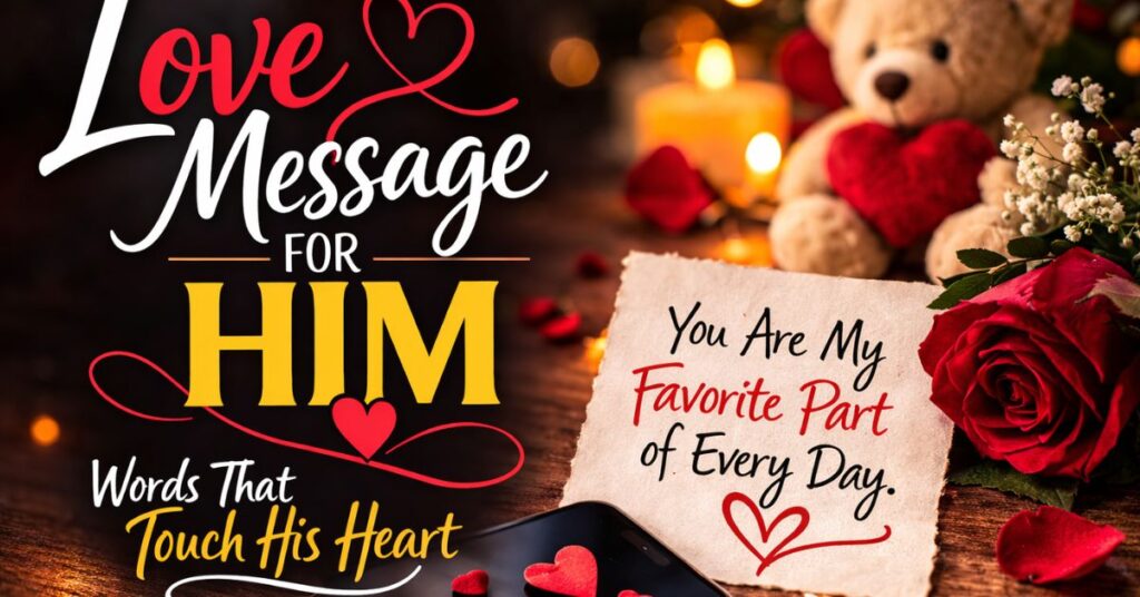 romantic message for him