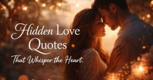 hidden love quotes