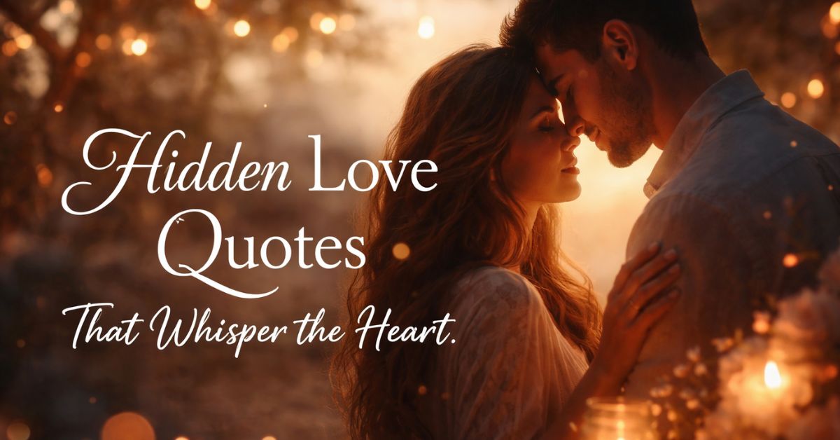 hidden love quotes