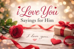 i love you sayings for him