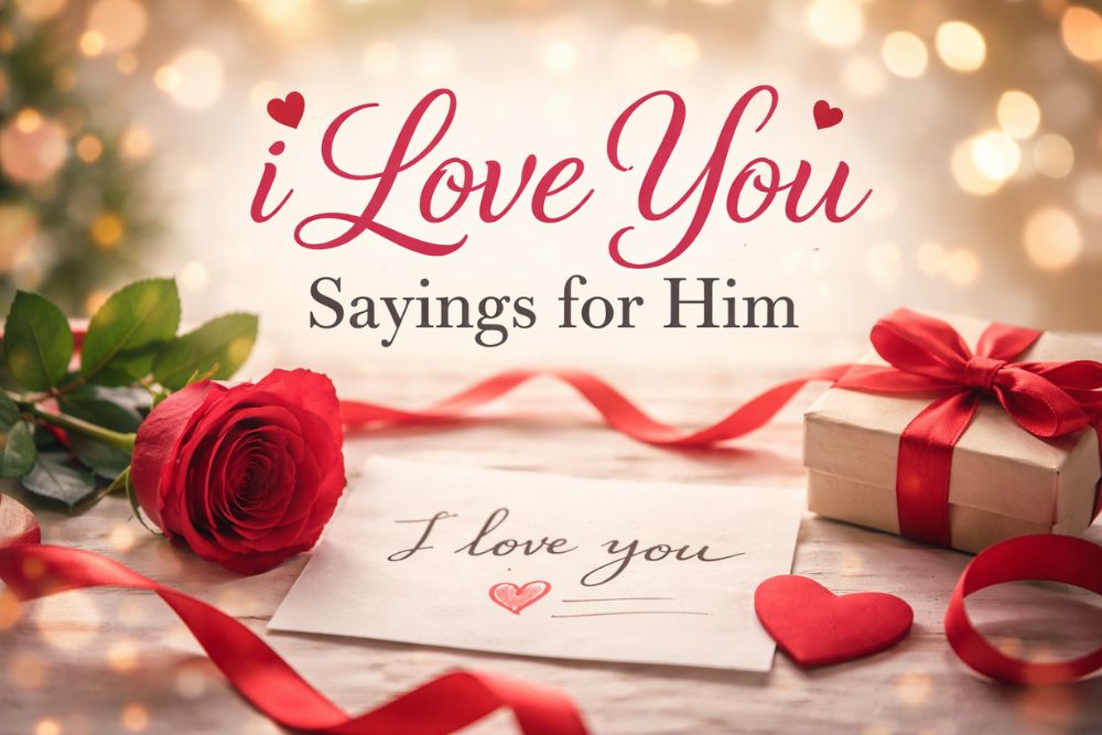 i love you sayings for him