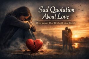 sad quotation about love