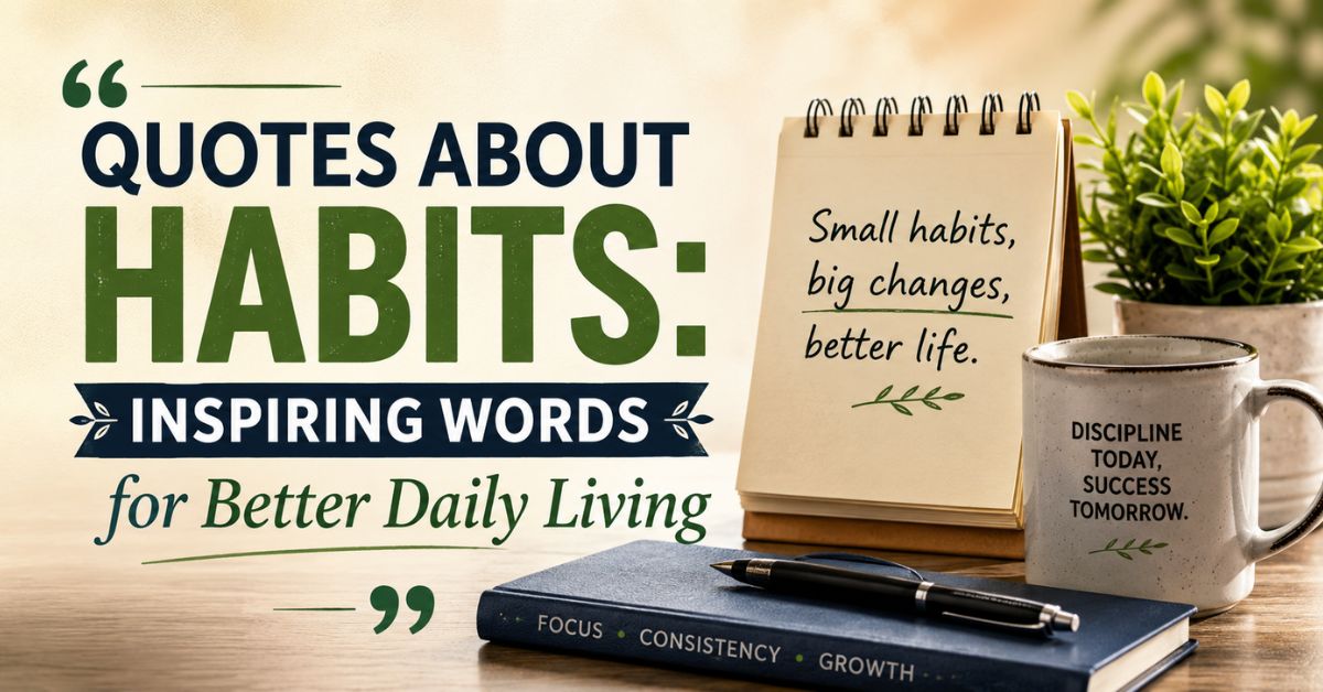 Quotes About Habits