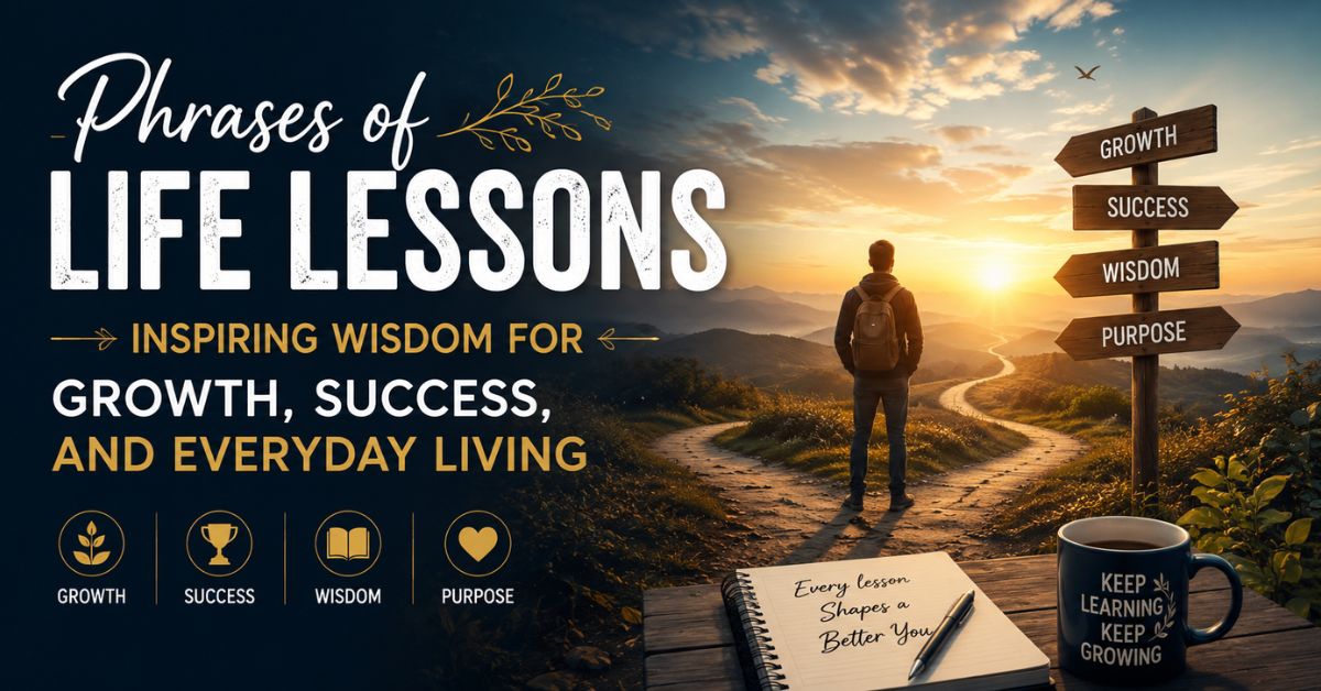 Phrases of Life Lessons