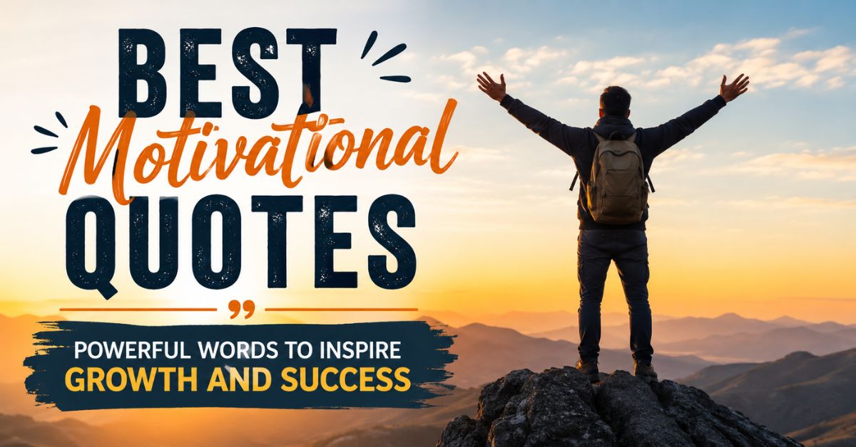 Best Motivational Quotes