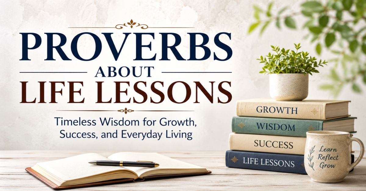 Proverbs About Life Lessons