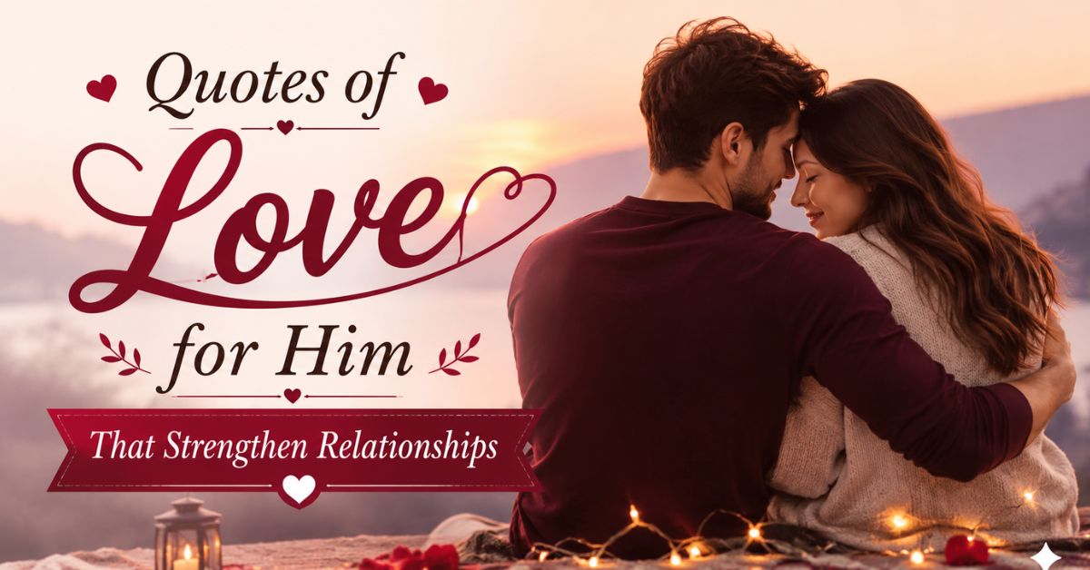quotes of love for him