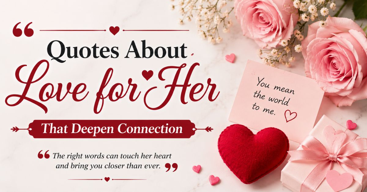 quotes about love for her