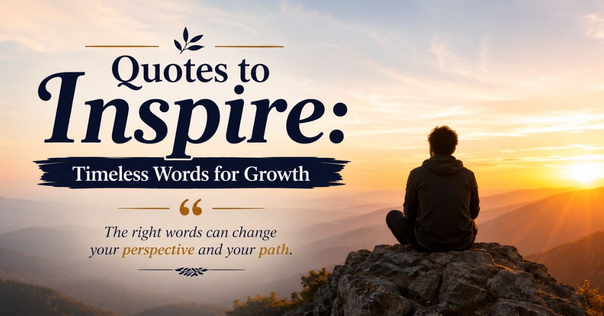 quotes to inspire