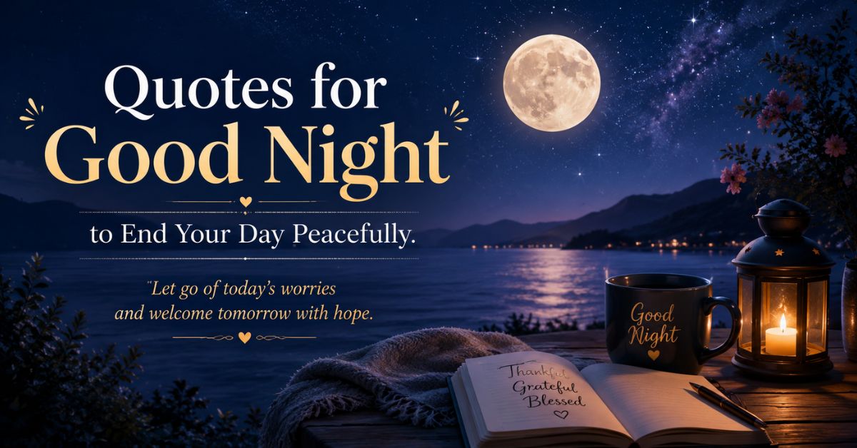 quotes for good night