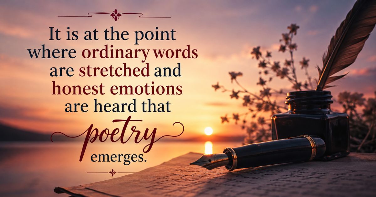 The Purpose of Poetry
